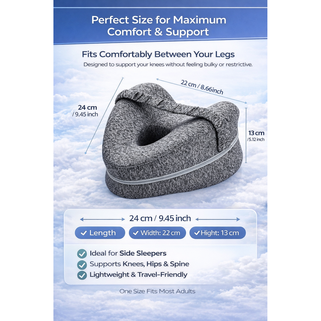ALVO Ergonomic Memory Foam Knee Pillow